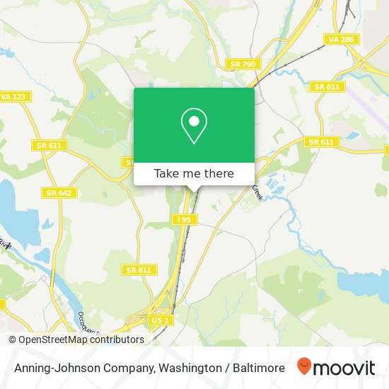 Mapa de Anning-Johnson Company