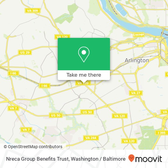Mapa de Nreca Group Benefits Trust