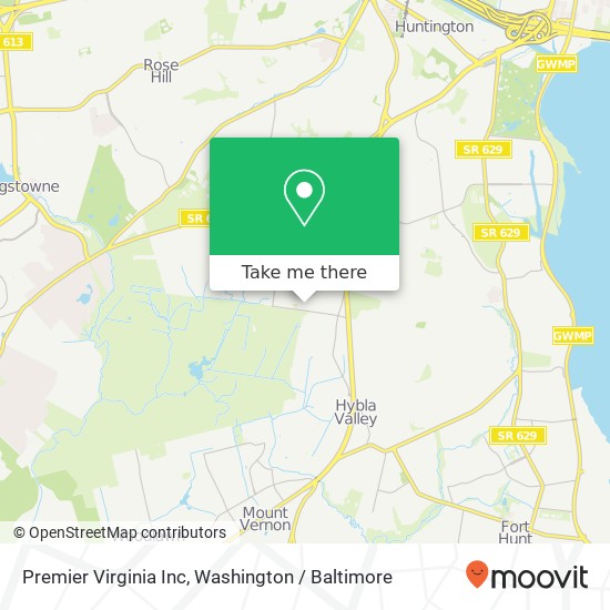 Mapa de Premier Virginia Inc