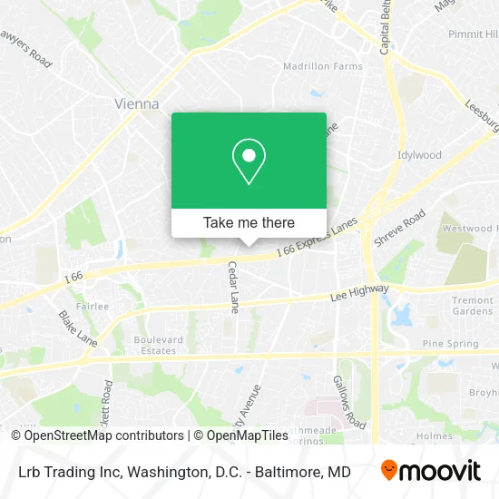 Mapa de Lrb Trading Inc