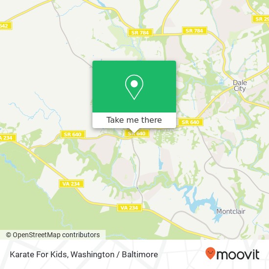 Karate For Kids map