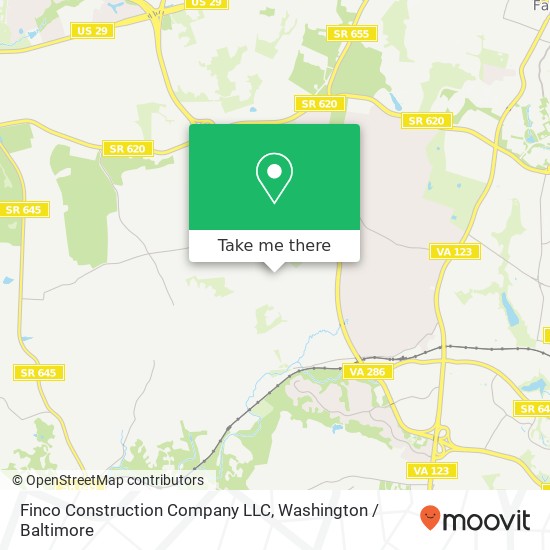 Finco Construction Company LLC map