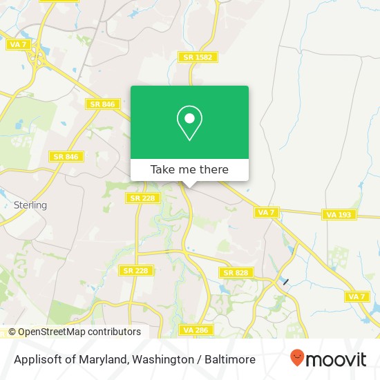 Applisoft of Maryland map