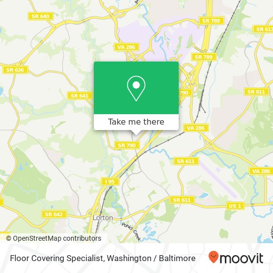 Floor Covering Specialist map