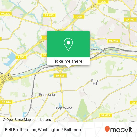 Mapa de Bell Brothers Inc