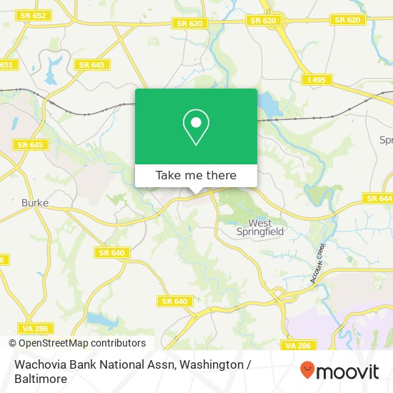 Mapa de Wachovia Bank National Assn