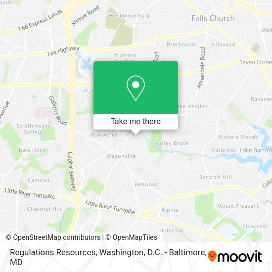 Mapa de Regulations Resources
