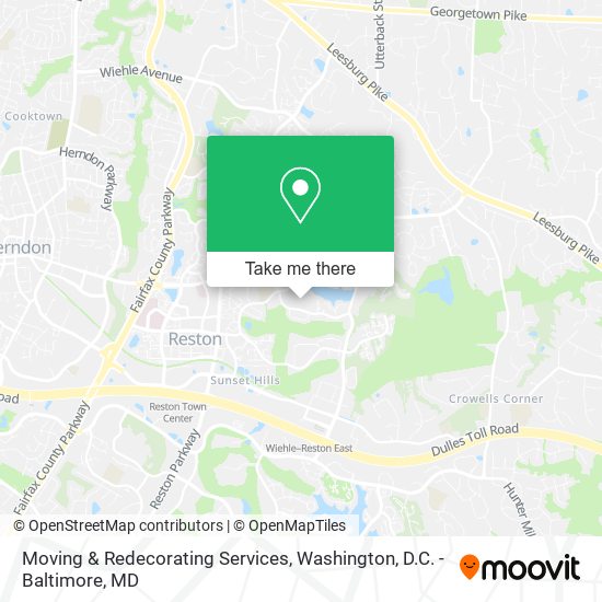 Moving & Redecorating Services map