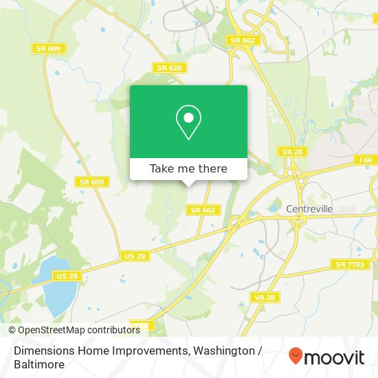 Mapa de Dimensions Home Improvements