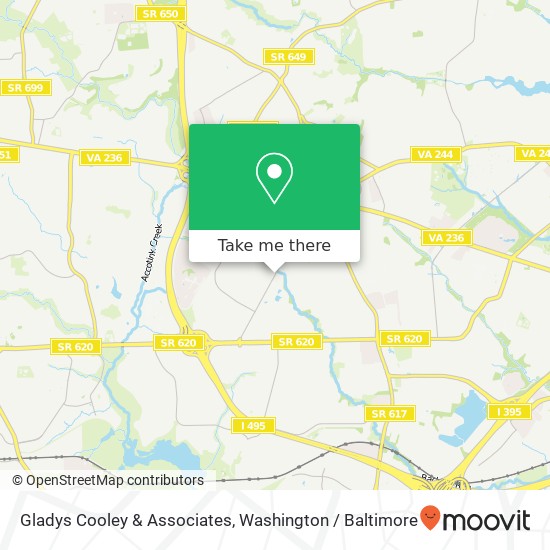 Gladys Cooley & Associates map