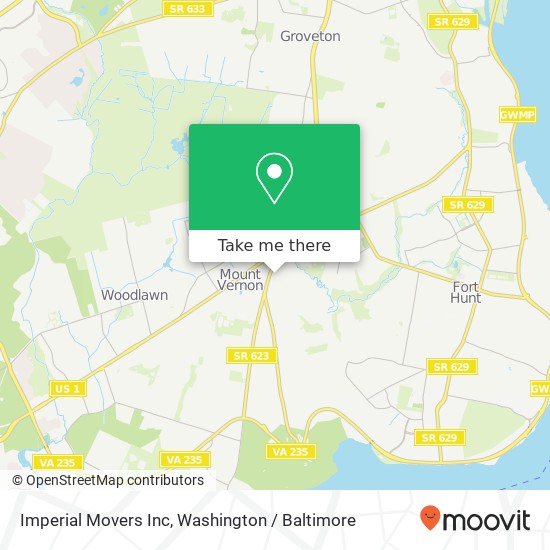 Imperial Movers Inc map