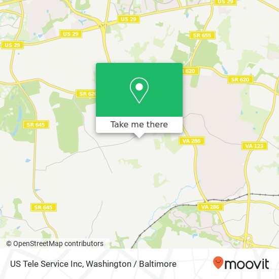 US Tele Service Inc map