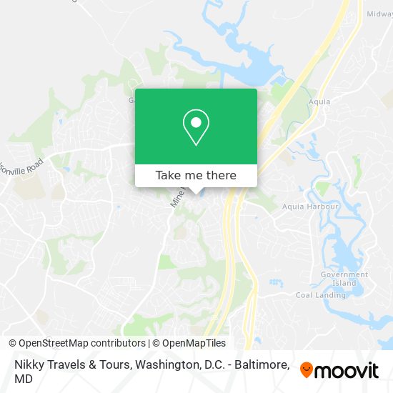 Nikky Travels & Tours map