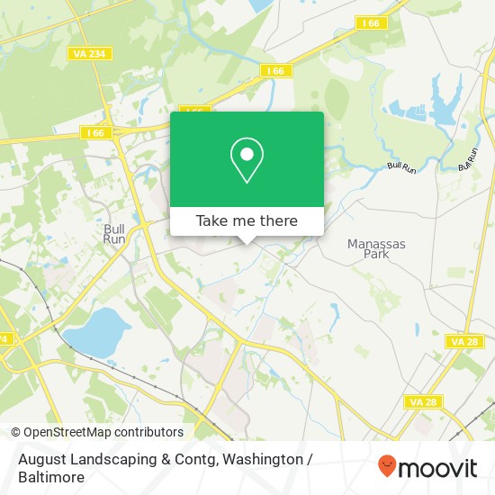 Mapa de August Landscaping & Contg