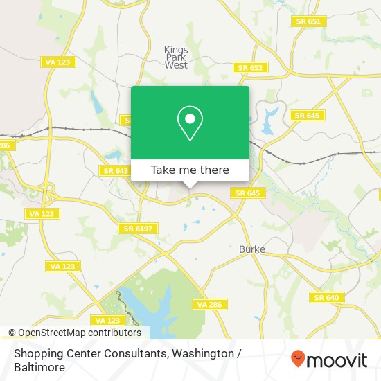 Shopping Center Consultants map