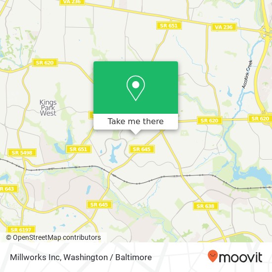 Millworks Inc map