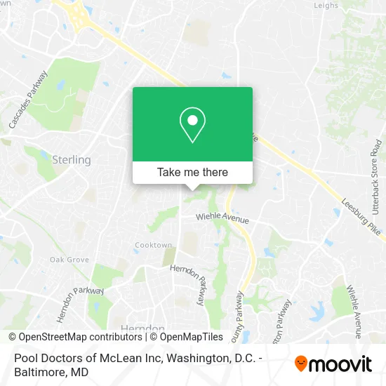Mapa de Pool Doctors of McLean Inc