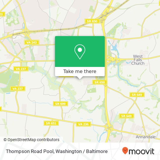 Mapa de Thompson Road Pool