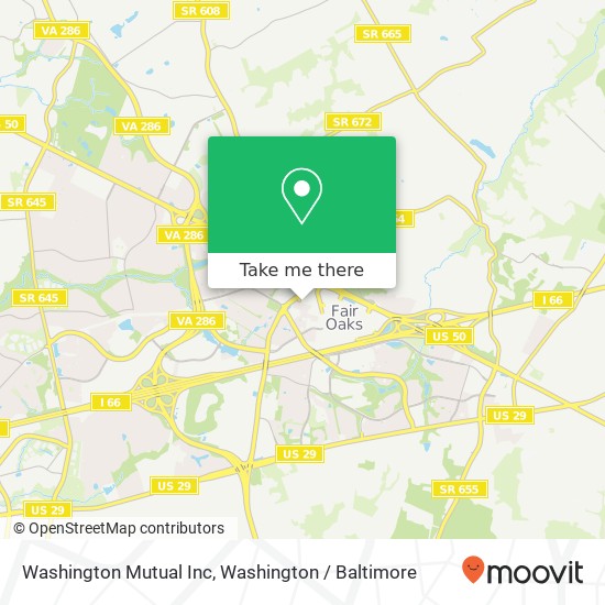 Washington Mutual Inc map