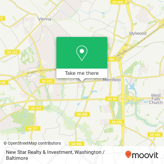Mapa de New Star Realty & Investment