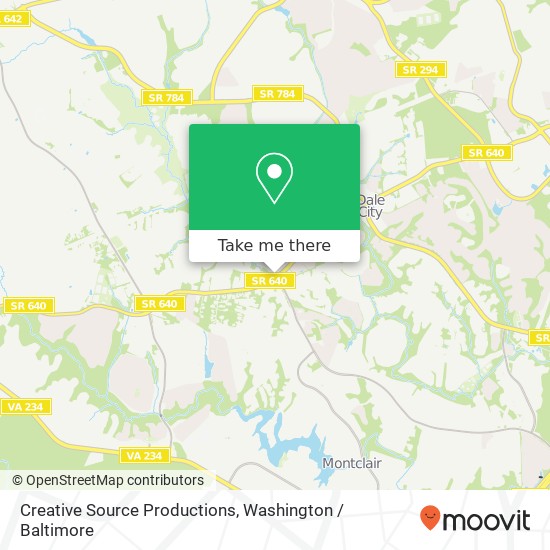 Creative Source Productions map