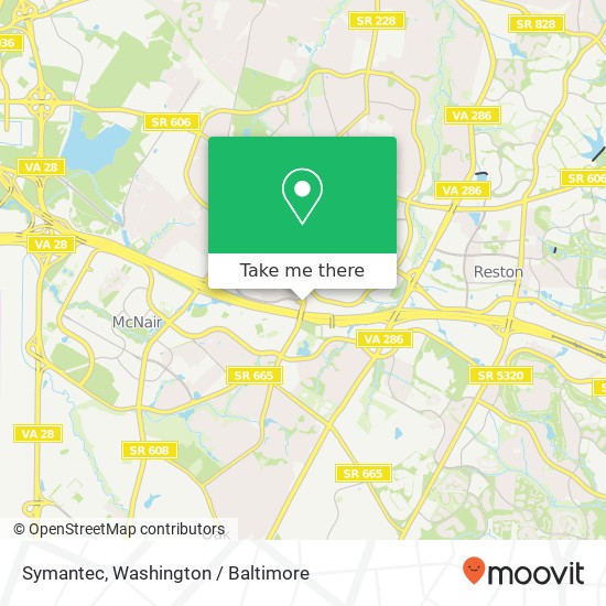 Mapa de Symantec