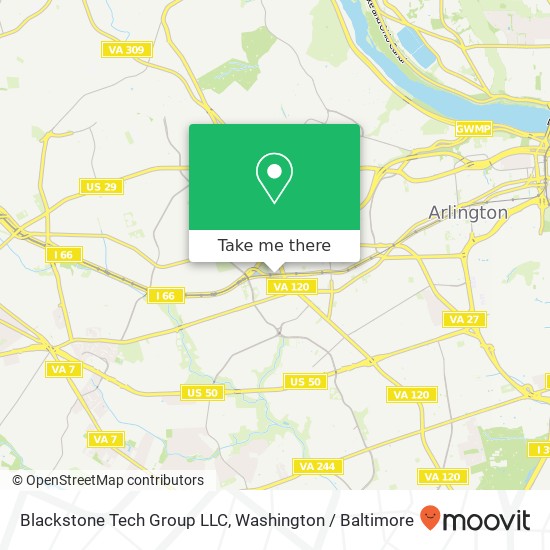 Mapa de Blackstone Tech Group LLC