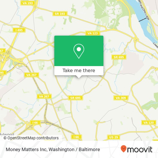 Mapa de Money Matters Inc