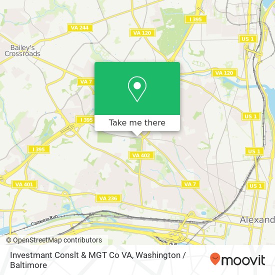 Investmant Conslt & MGT Co VA map