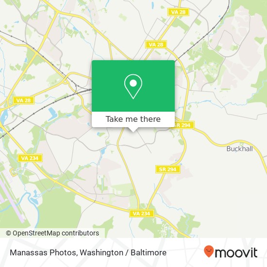 Mapa de Manassas Photos