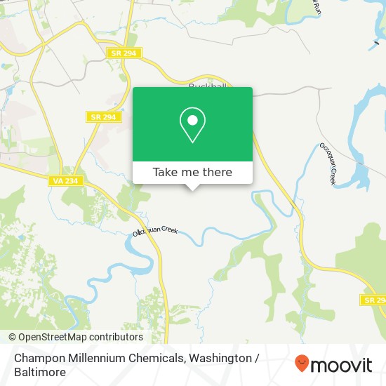 Champon Millennium Chemicals map