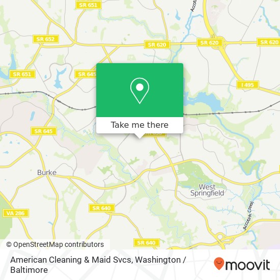 American Cleaning & Maid Svcs map