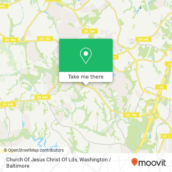 Mapa de Church Of Jesus Christ Of Lds