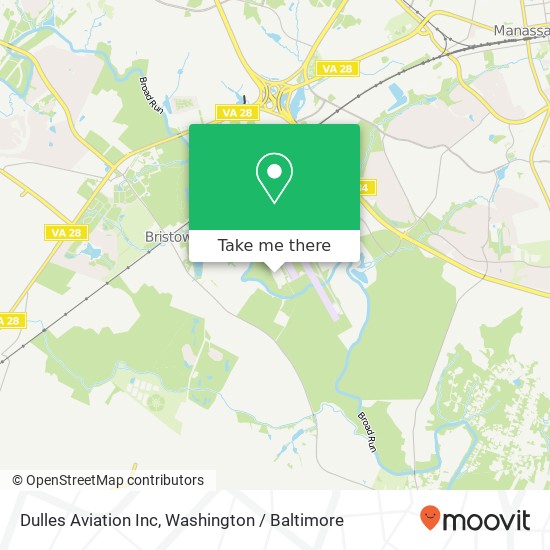 Dulles Aviation Inc map