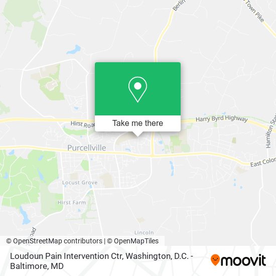 Mapa de Loudoun Pain Intervention Ctr