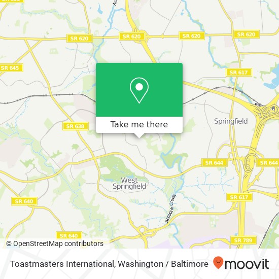 Toastmasters International map