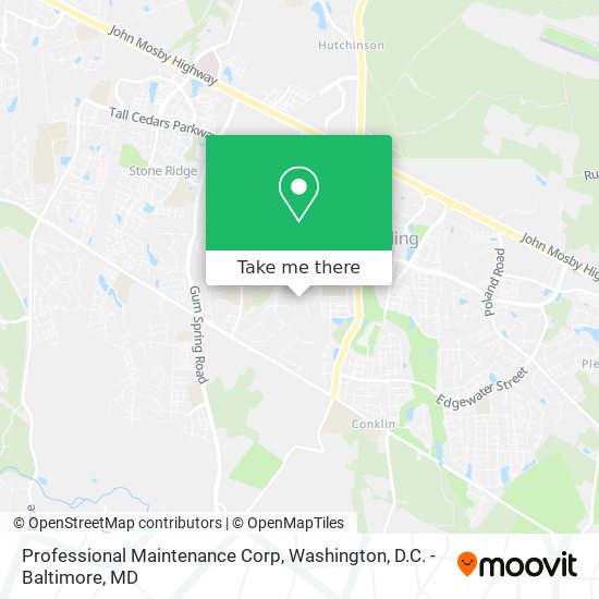 Professional Maintenance Corp map