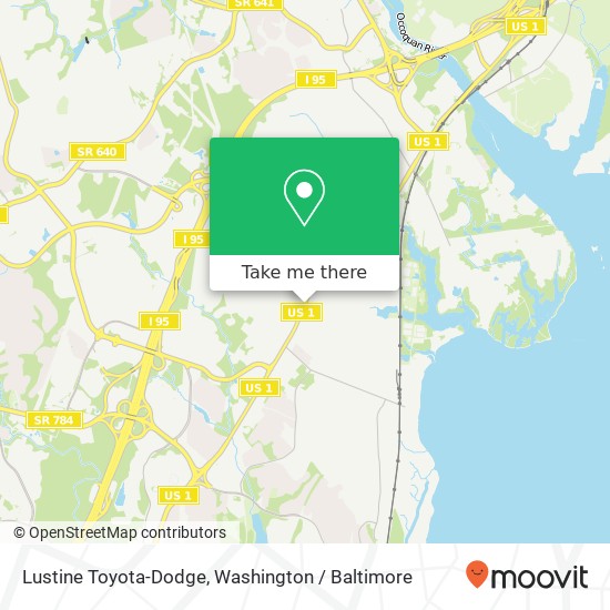 Lustine Toyota-Dodge map