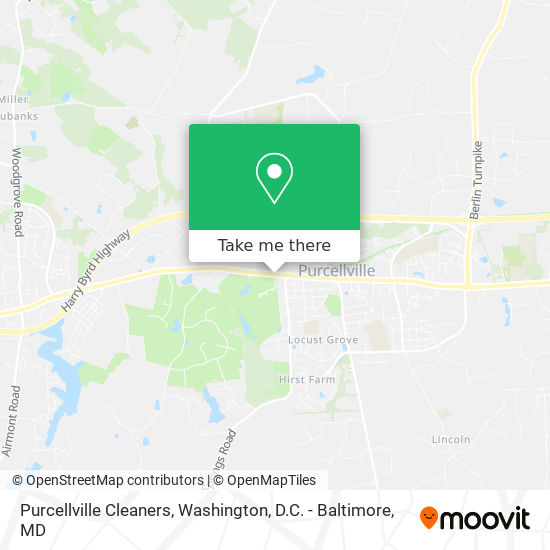 Mapa de Purcellville Cleaners