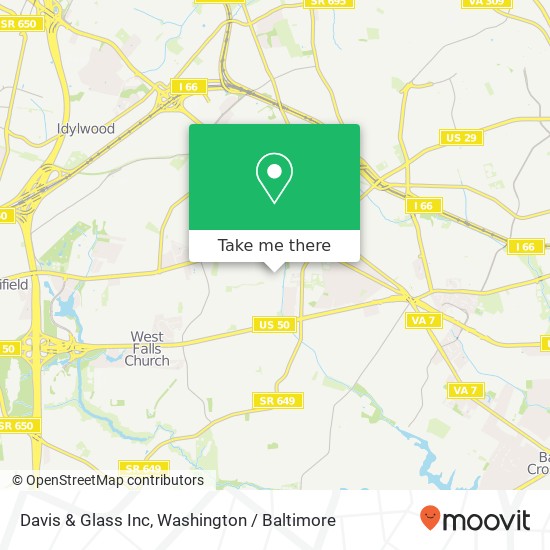 Davis & Glass Inc map