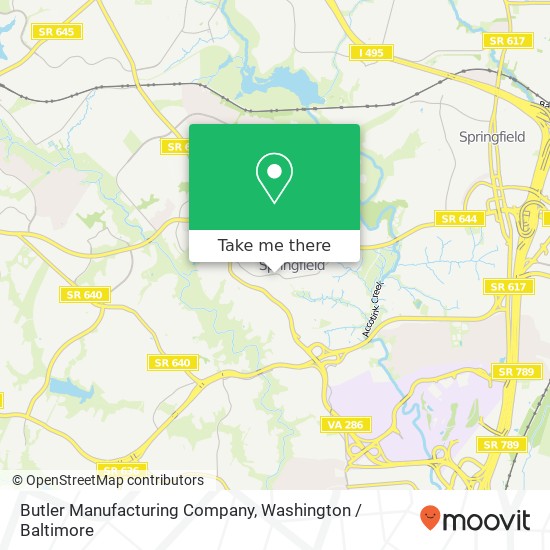 Mapa de Butler Manufacturing Company