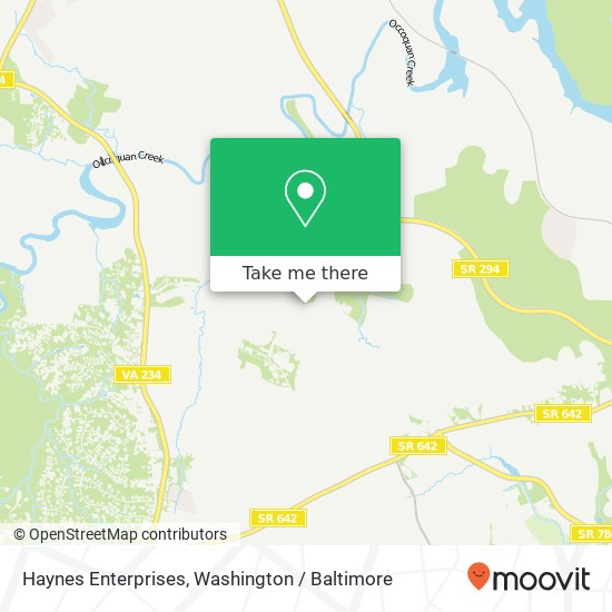 Haynes Enterprises map