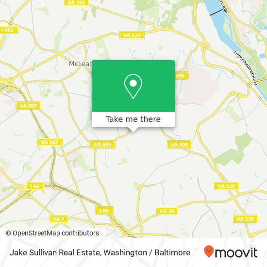 Mapa de Jake Sullivan Real Estate