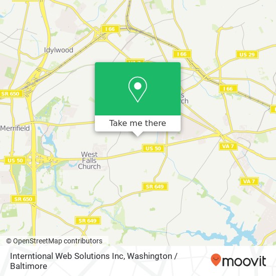 Interntional Web Solutions Inc map