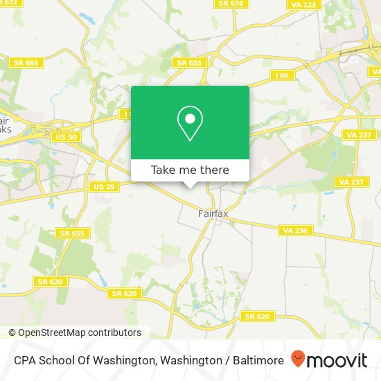 CPA School Of Washington map