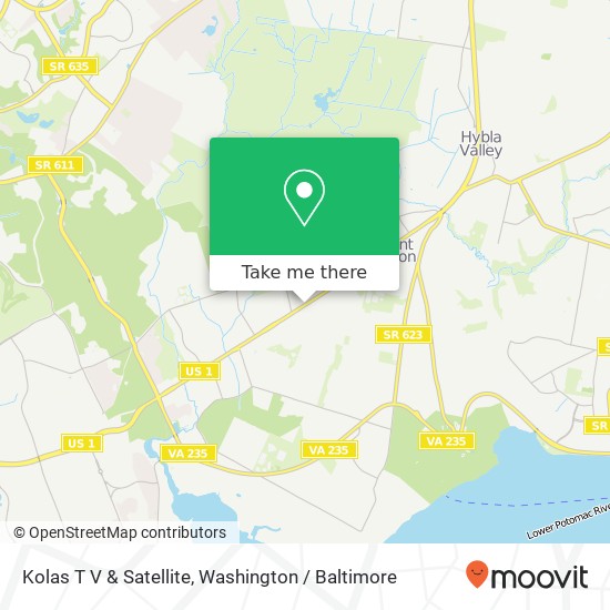 Kolas T V & Satellite map
