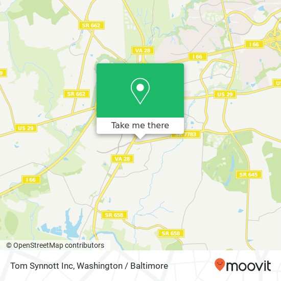 Tom Synnott Inc map
