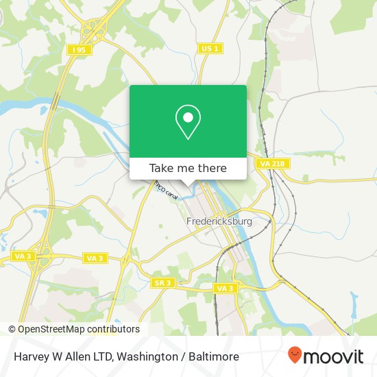 Mapa de Harvey W Allen LTD