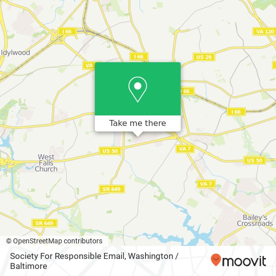 Mapa de Society For Responsible Email