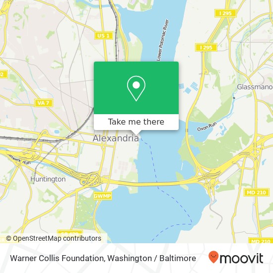 Mapa de Warner Collis Foundation